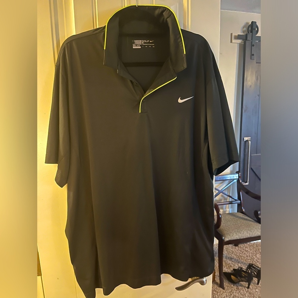 Nike Golf Standard Fit Polo Shirt, Dry Fit, size XXL